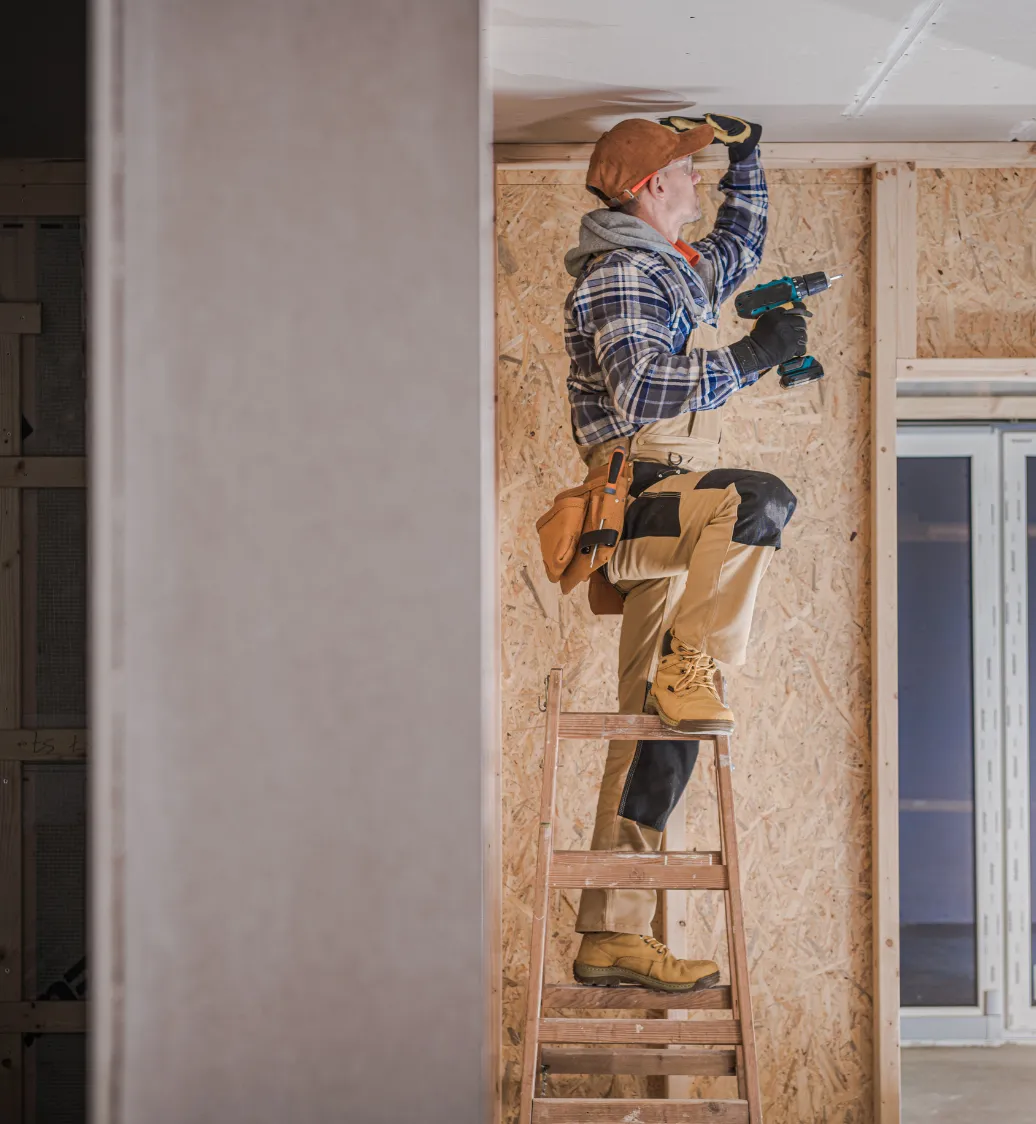 Interior framing and remodeling work by licensed general contractor in Los Angeles CA