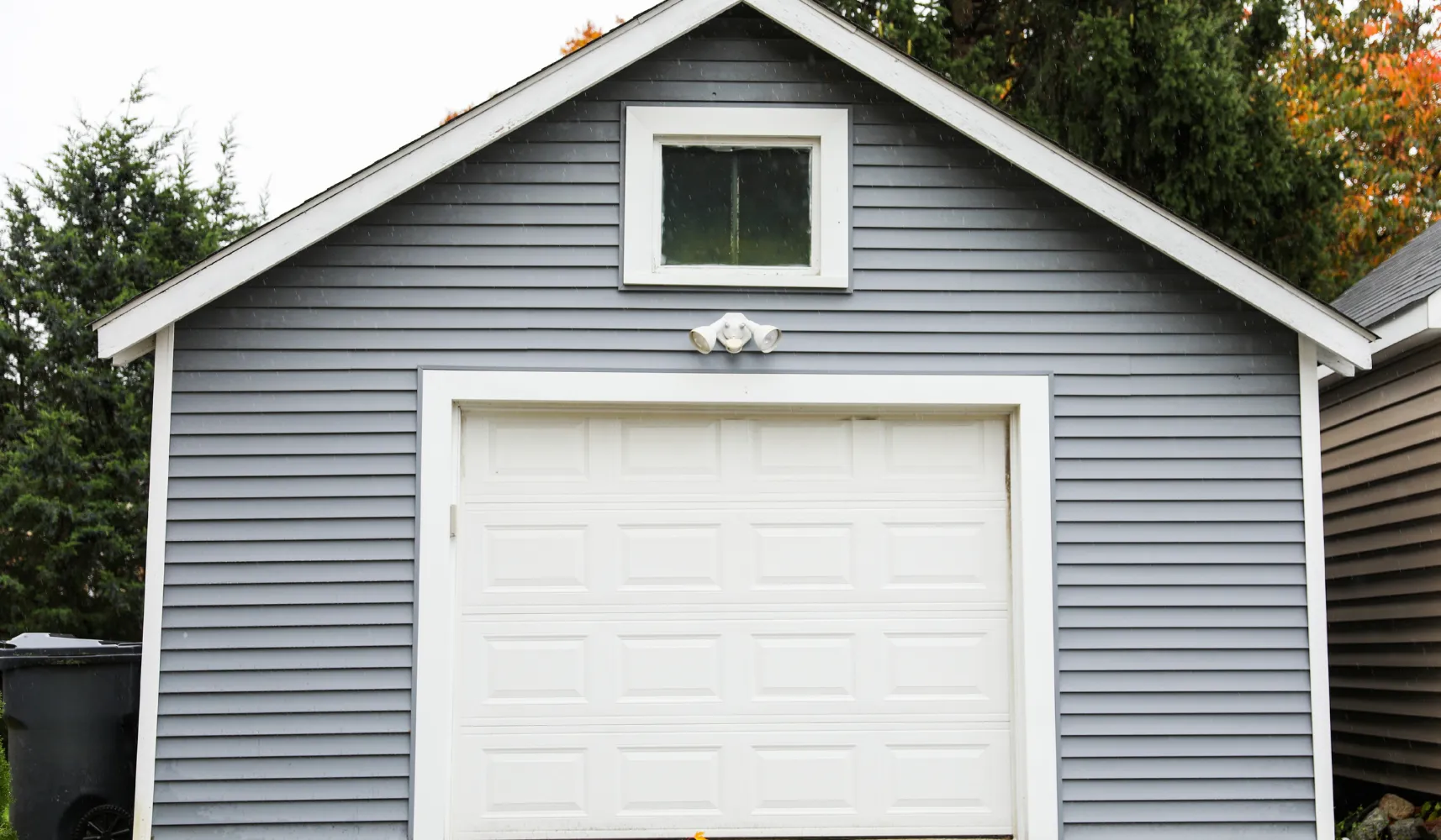 Existing garage structure in Los Angeles before garage conversion ADU project