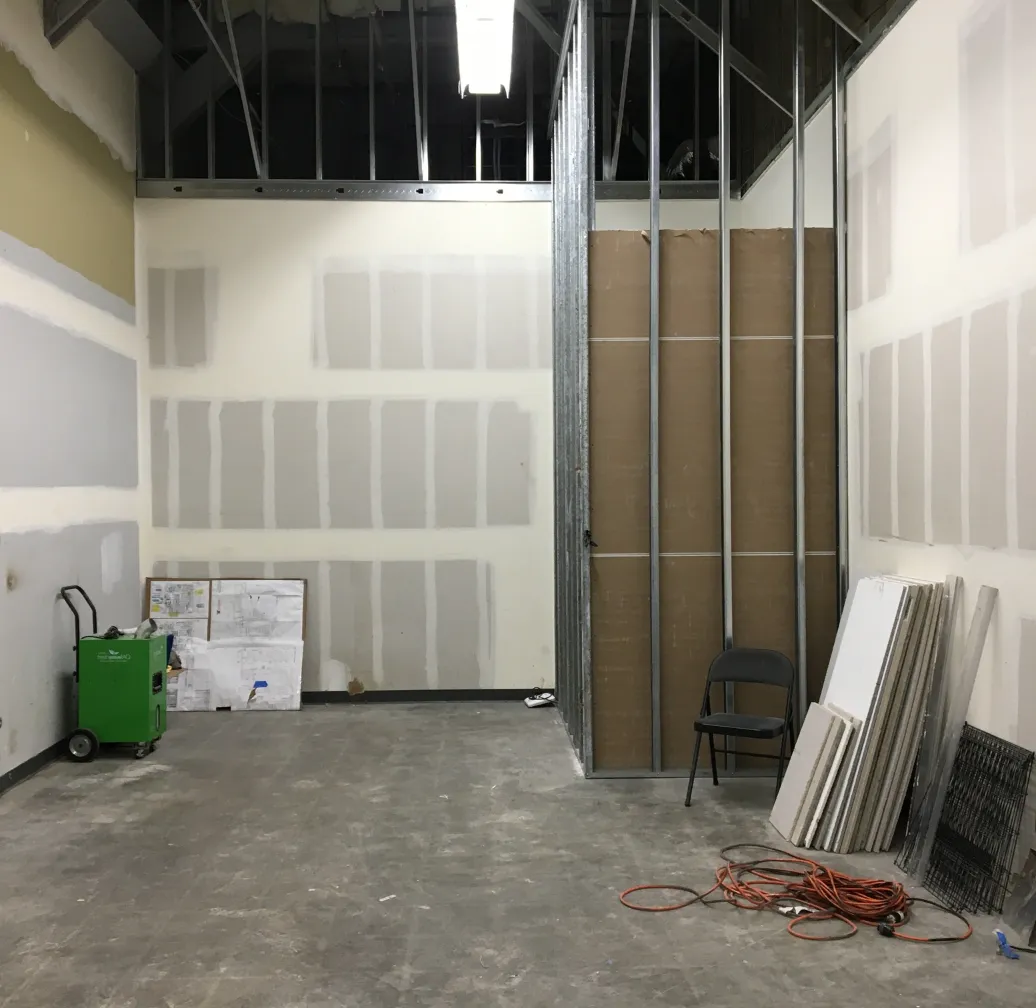 Commercial remodeling project in Los Angeles featuring interior renovation and modern upgrades