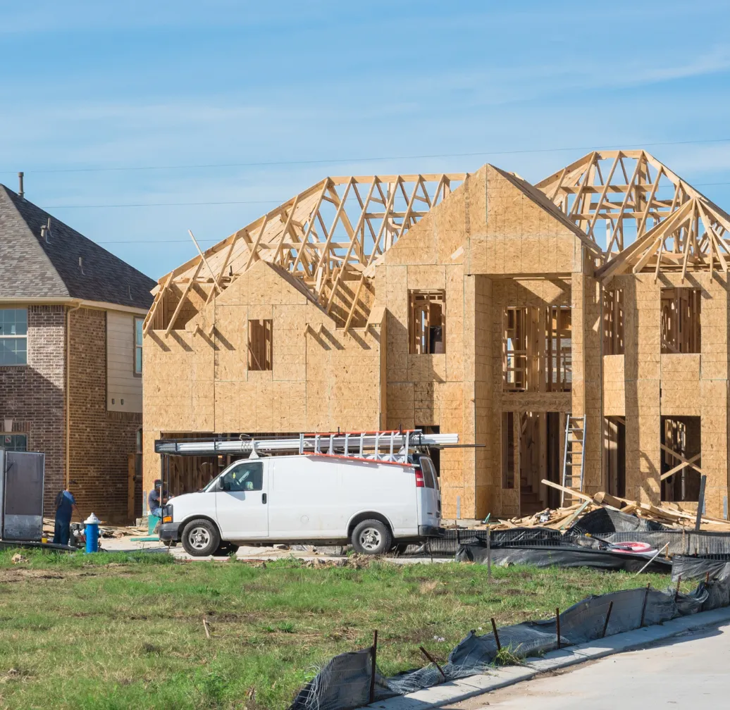 Custom home building detail in Los Angeles with professional caulking and finish installation