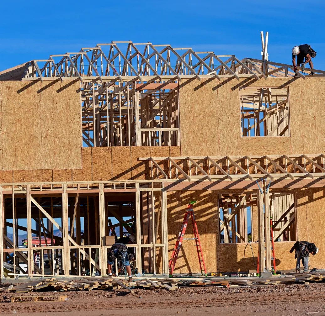 General contractor in Los Angeles working on interior construction and staircase remodeling
